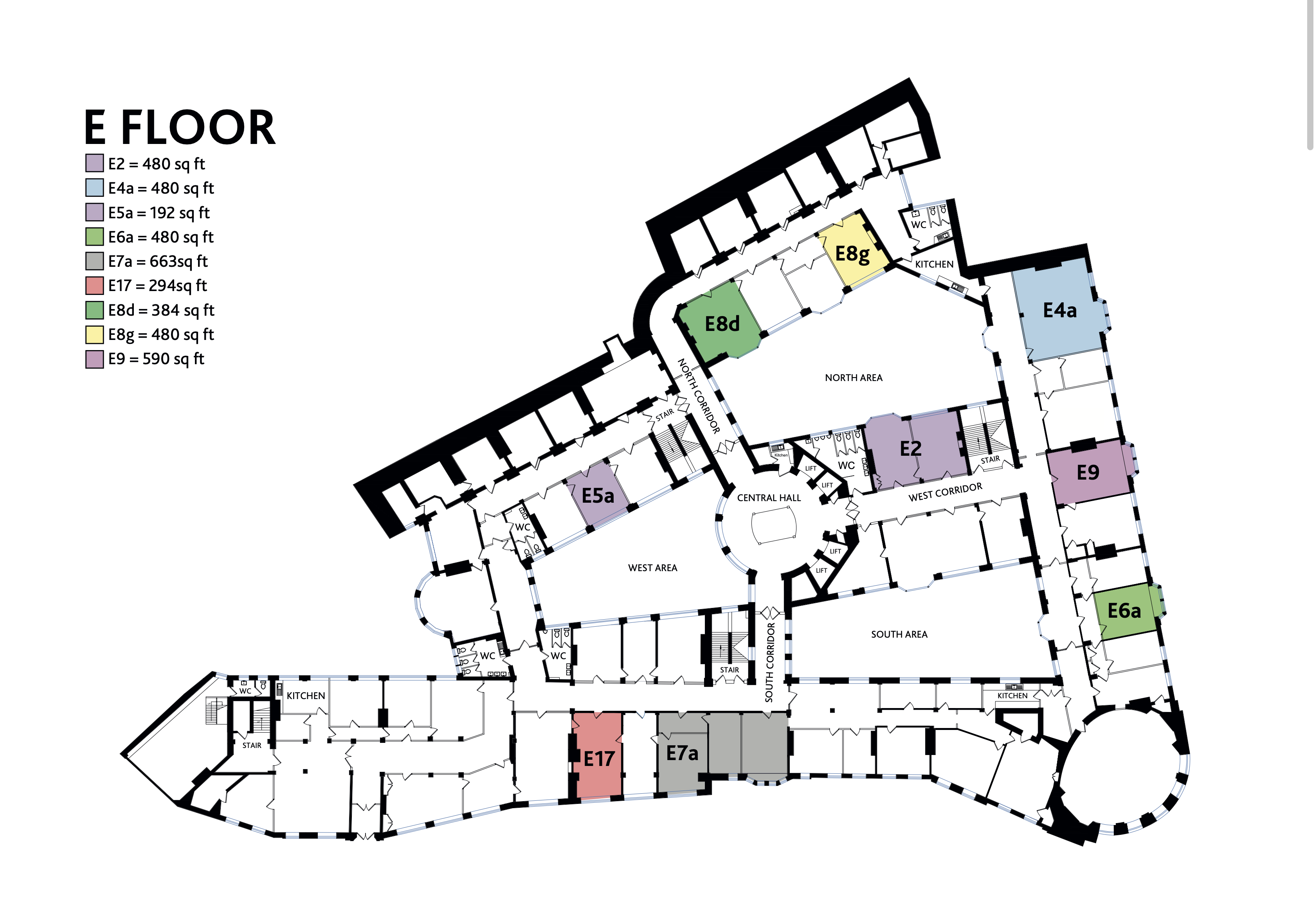 E floor availability